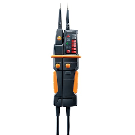 Testo 750-2 Voltage, Continuity, Phase Sequence Tester W/Gfci Test & Flashlight 0590 7502